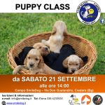 PUPPY CLASS – da sabato 21 settembre 2024